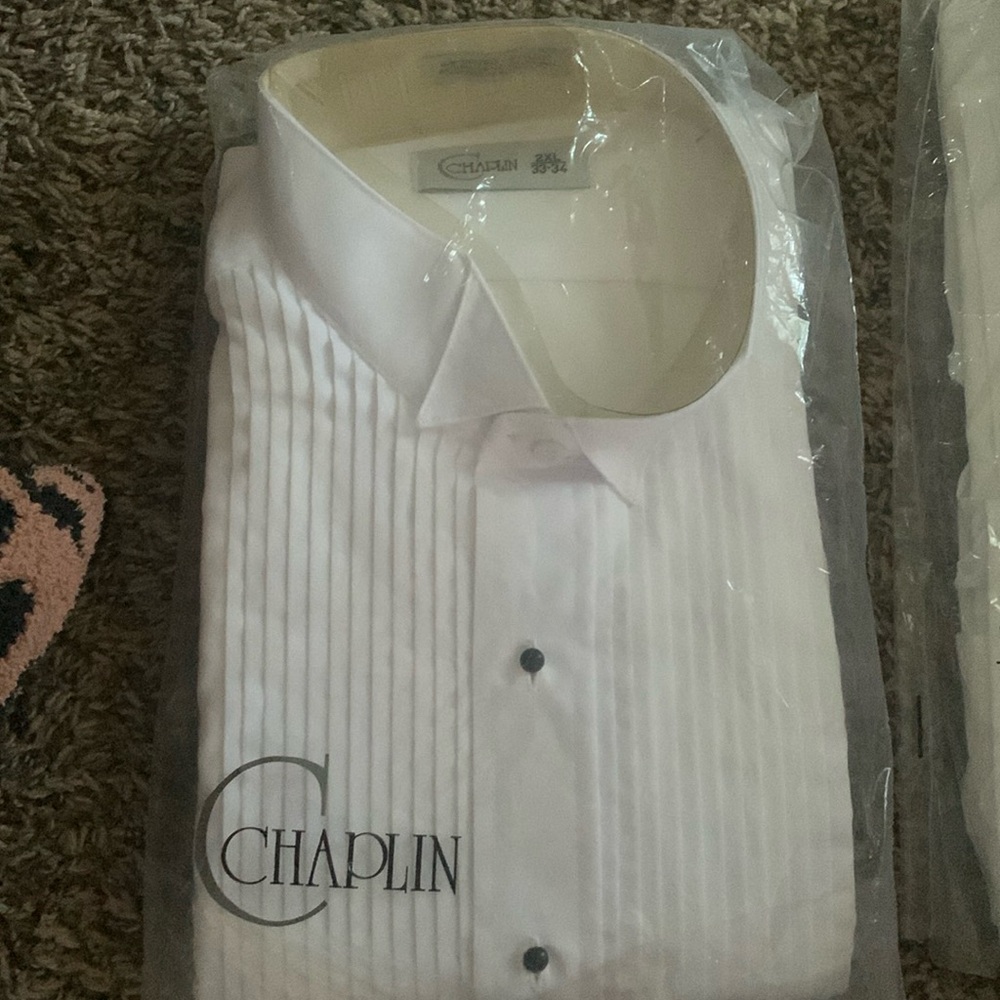 Classic White Dress Shirt for Men